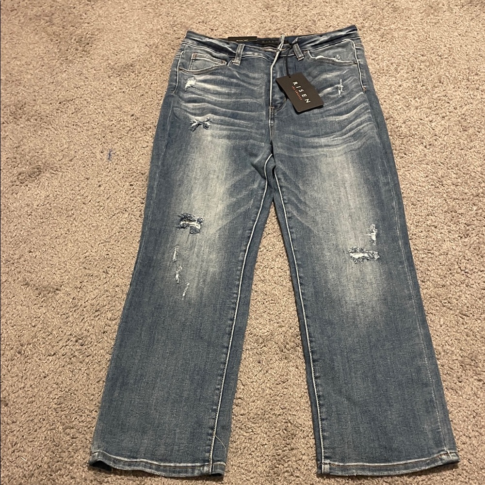 Classic Blue Straight Leg Jeans by Rag & Bone